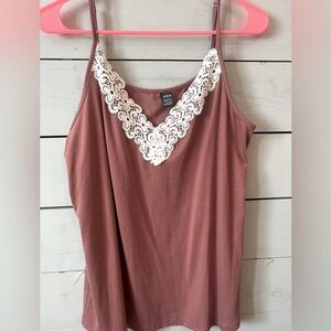 Women’s dark dusty rose tank top